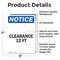 Signmission Clearance 12 Ft, 5 in W x Rectangle, Vinyl Decal OS-2PACK-NS-D-57-V-10663 - alternate 2